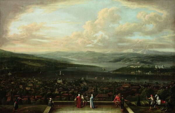 View of Istanbul from the Dutch Embassy by Jean Baptiste Vanmour